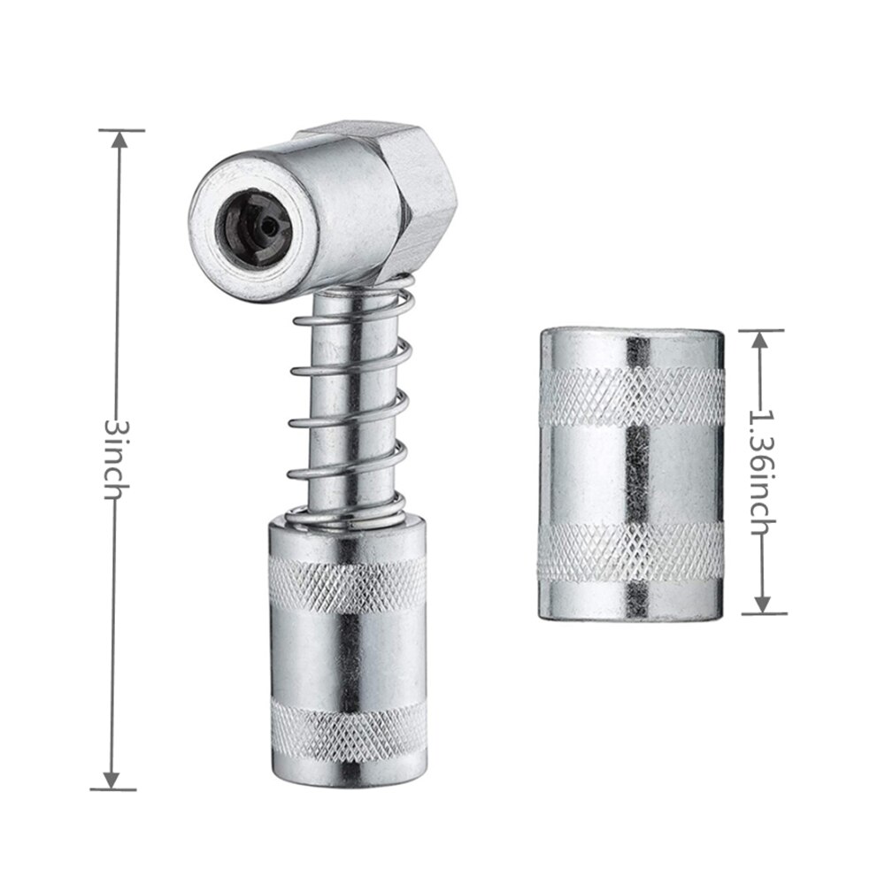 90 Degree Grease Coupler Adapter Fitting Tool Coupler Grease Fitting Tool For Car Truck etc Sleeve Locks Coupler in Place