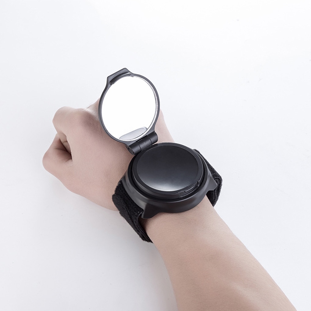 Miroir de vue arrière convexe pour vélo de route, rotatif à 360 degrés, avec bracelet réglable