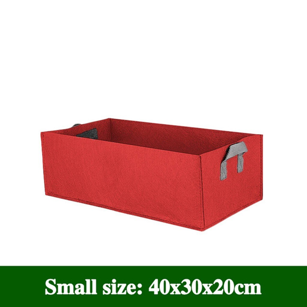 Stoff Angehoben Garten Bett Rechteck Atmungsaktive Pflanzen Container Wachstum Tasche # SRN: RD