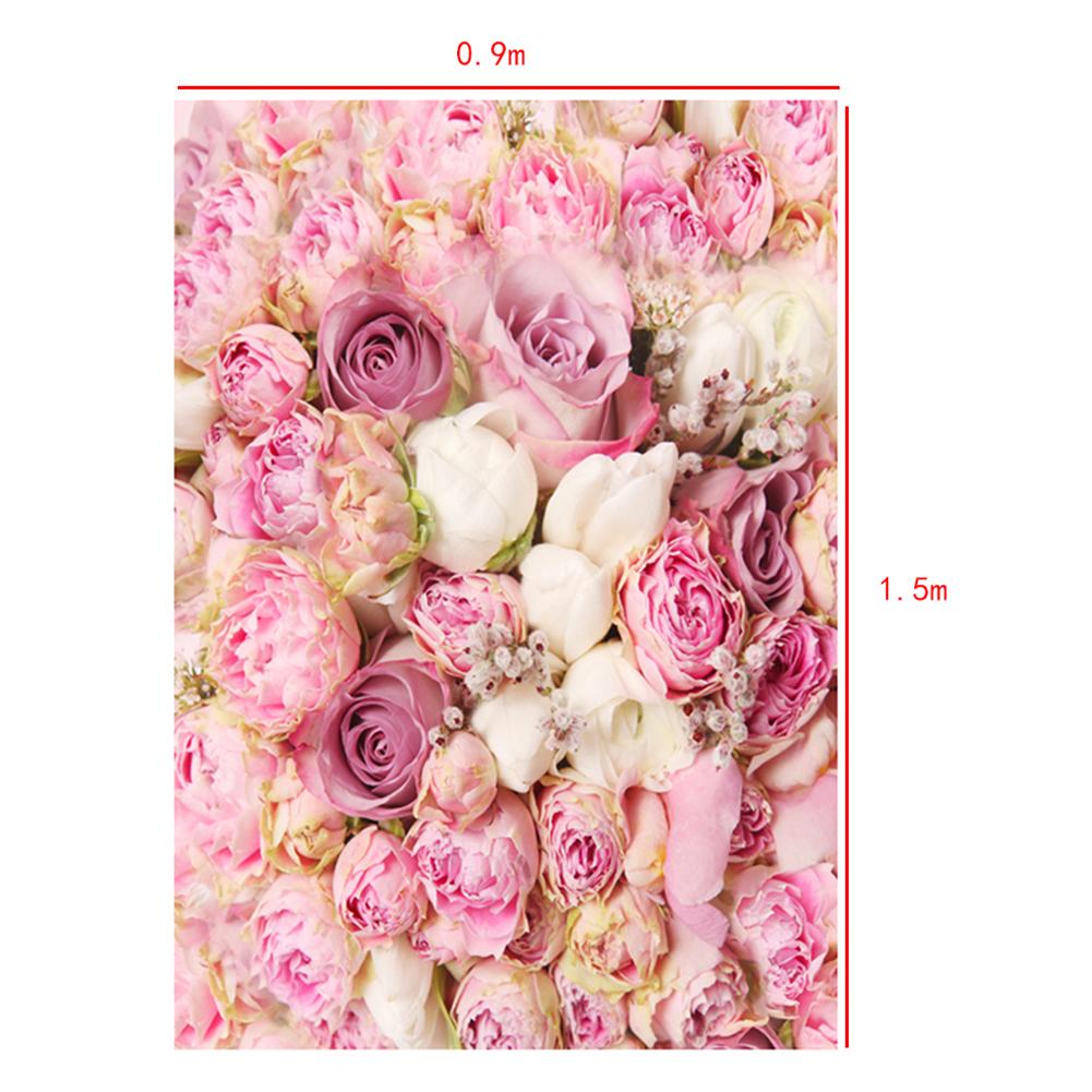 Photography Background Painting Rose Flower Wall Floor Photo Studio Backdrop Decor For Wedding Valentine's Day Decor