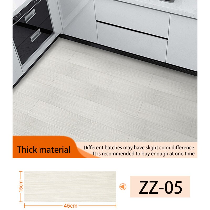 10Pcs Floor Sticker Waterdichte Pvc Hout Textuur Decoratieve Tegel Stickers Thuis Board Decor Slaapkamer Woonkamer Diy Kamer Renovatie: ZZ-05