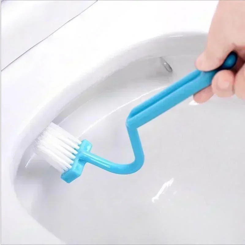 Brosse de toilette incurvée à Long manche, brosses de nettoyage de toilettes, outils de nettoyage en profondeur domestique, accessoires de salle de bains 1/2/3 pièces