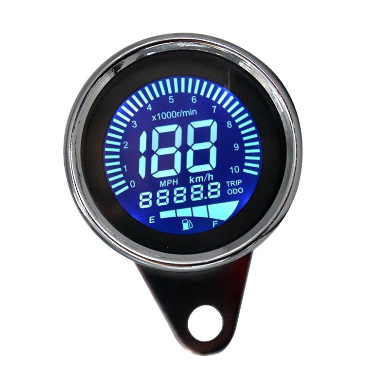 Digital 12V Universal Digital Cafe Racer Vintage M... – Grandado