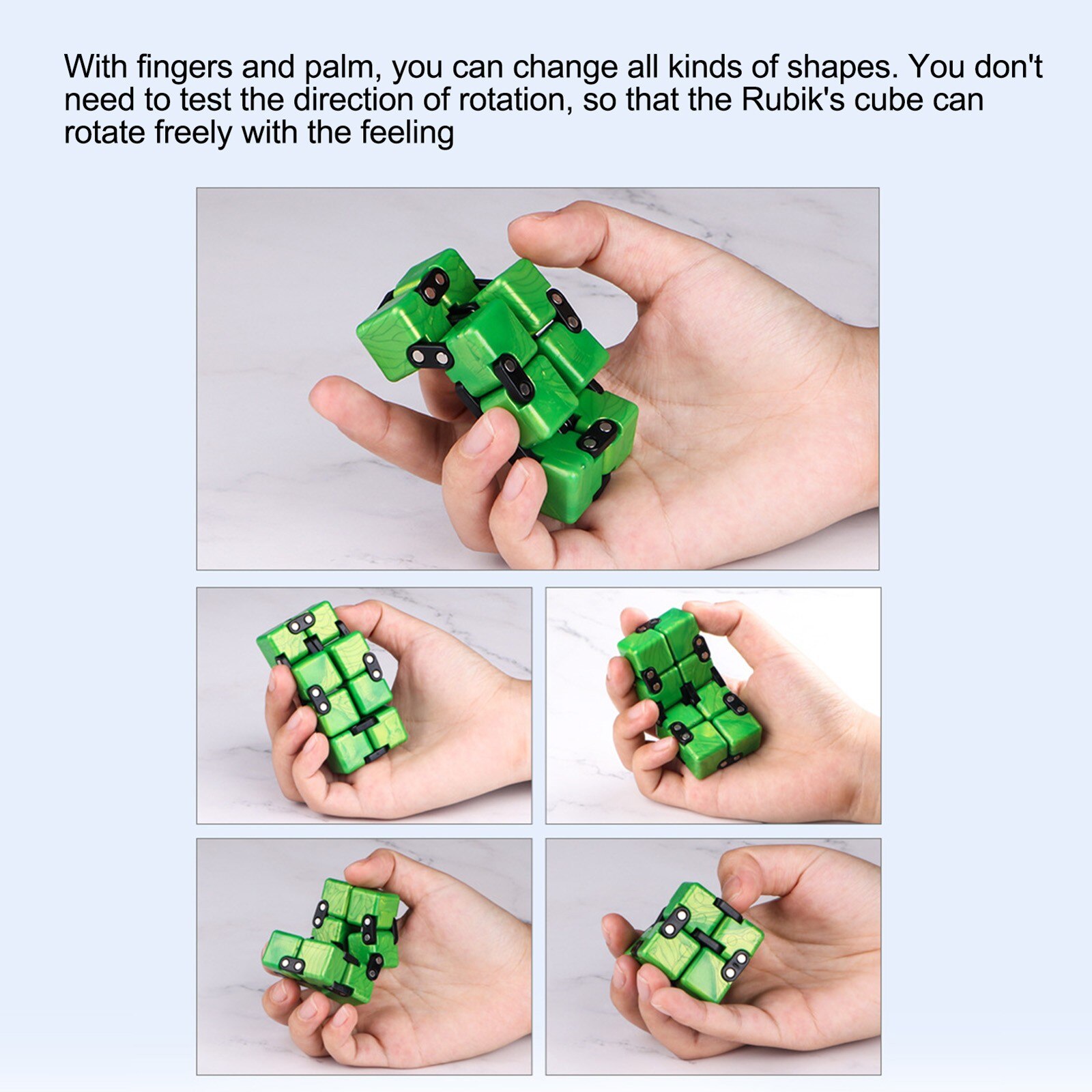 Infinity Cube-Fidget Speelgoed Cool Mini Gadget Beste Voor Stress En Angst Relief