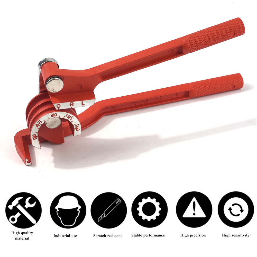 Cintreuse de tuyau pliant à 90 ° et 180 °, pour Tube mince de 6mm, 8mm et 10mm, à trois fentes, Durable, pour le gain de travail