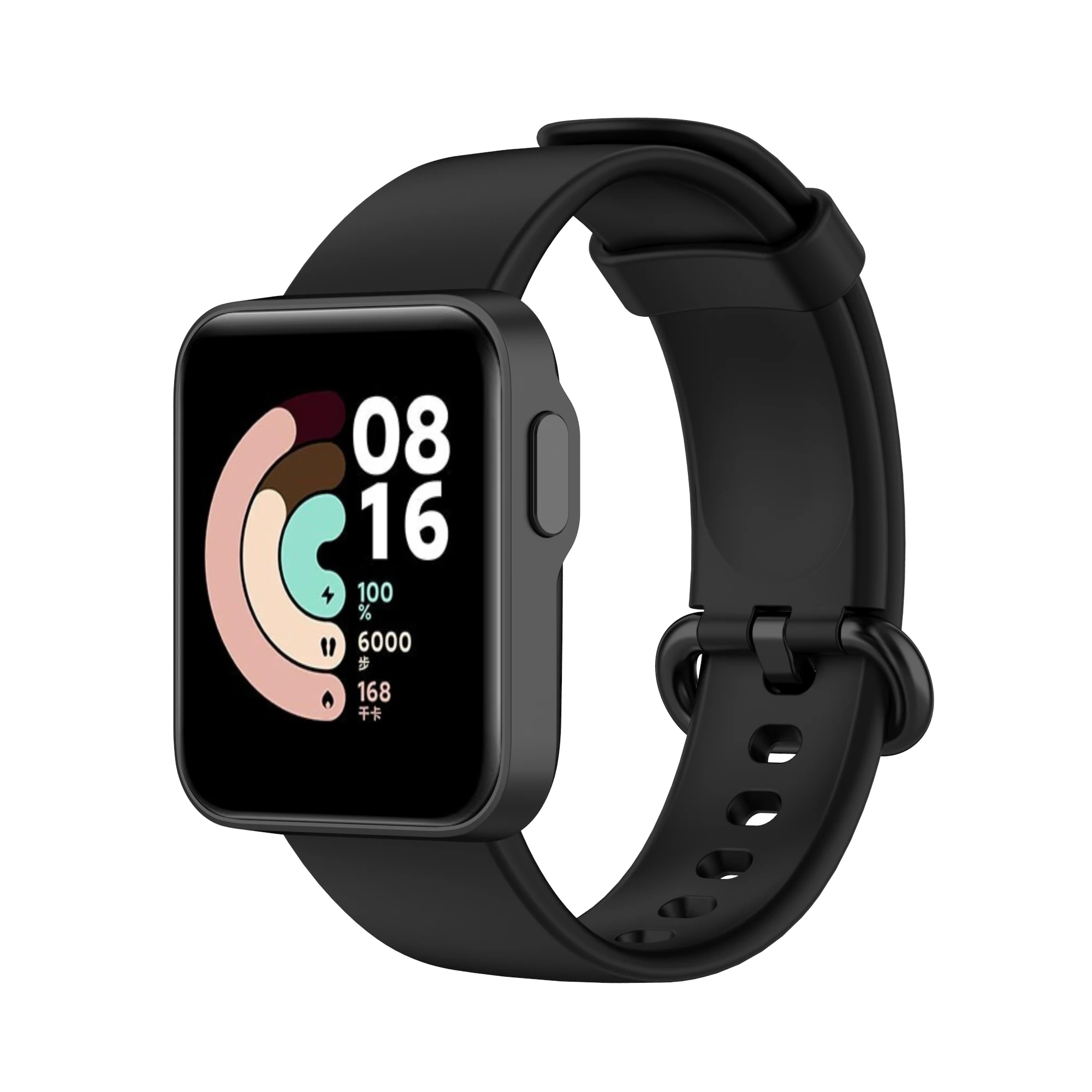 Silikonrem til xiaomi watch lite/redmi watch lite armbånd til xiaomi mi watch 2 lite/redmi watch 2 lite armbånd: Xxl / Svart