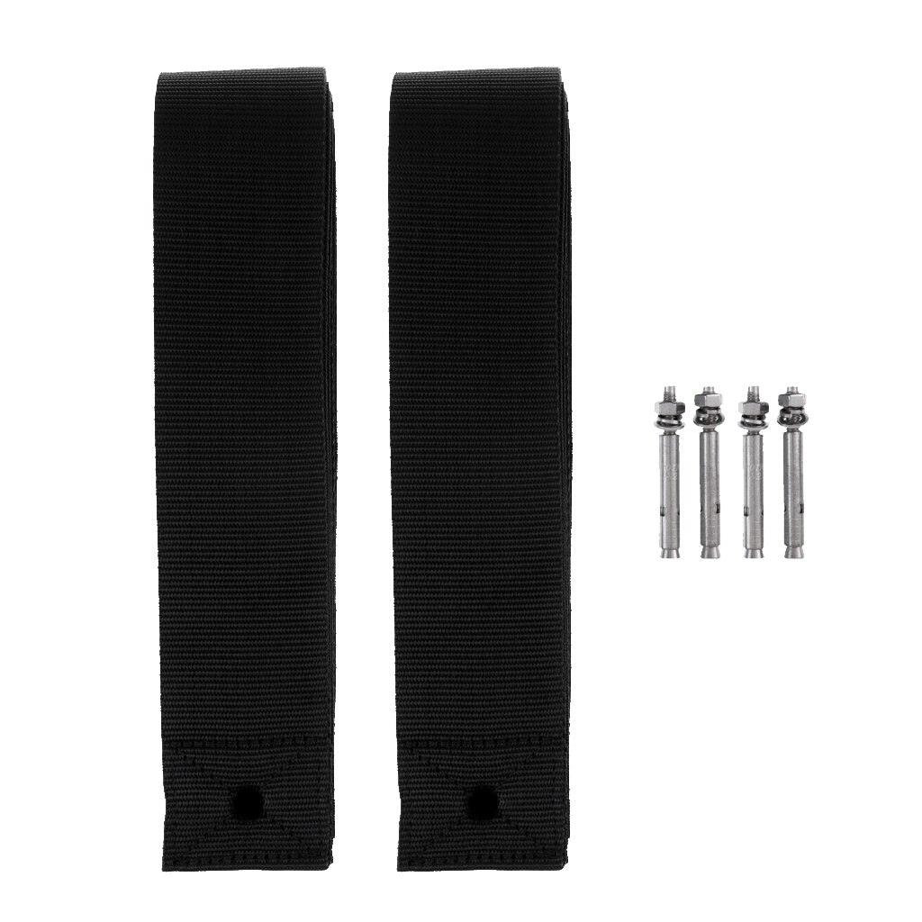 4Pcs Strong SUP Board Surfboard Sling Straps Garage Wall Rack Storage Holder
