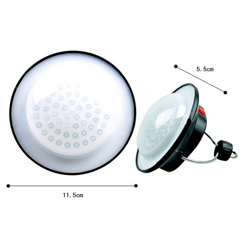 Utomhus camping led lykta nödlampa bärbart tält 60 led lykta hängande vandring paraply lykta lampa för aaa /18650 lampa