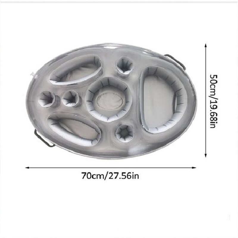 Asiento de taza flotante para piscina, cubo de hielo para de agua, bebida, almohadilla de cerveza, posavasos inflable, suministros para piscina de verano