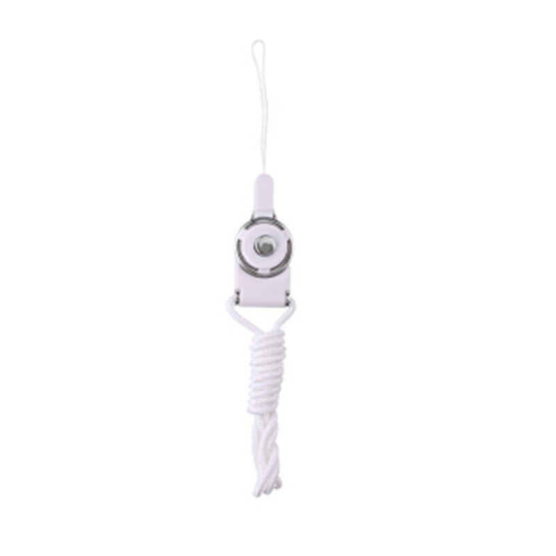 LLavero de cuello para llaves, llavero con correa para el cuello, correa para el cuello, correa para el cuello para teléfono móvil, correa para el cuello, collar para llaves, tarjeta de identificación: White