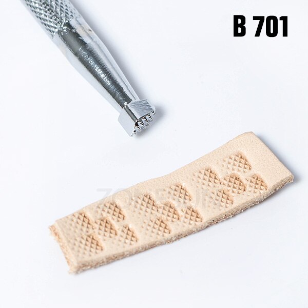 ZONESUN leather embossing kit Carving Printing Tool DIY Manual Leather Craft Stamps Art Pattern Leather Stamping Printing Tools: B701
