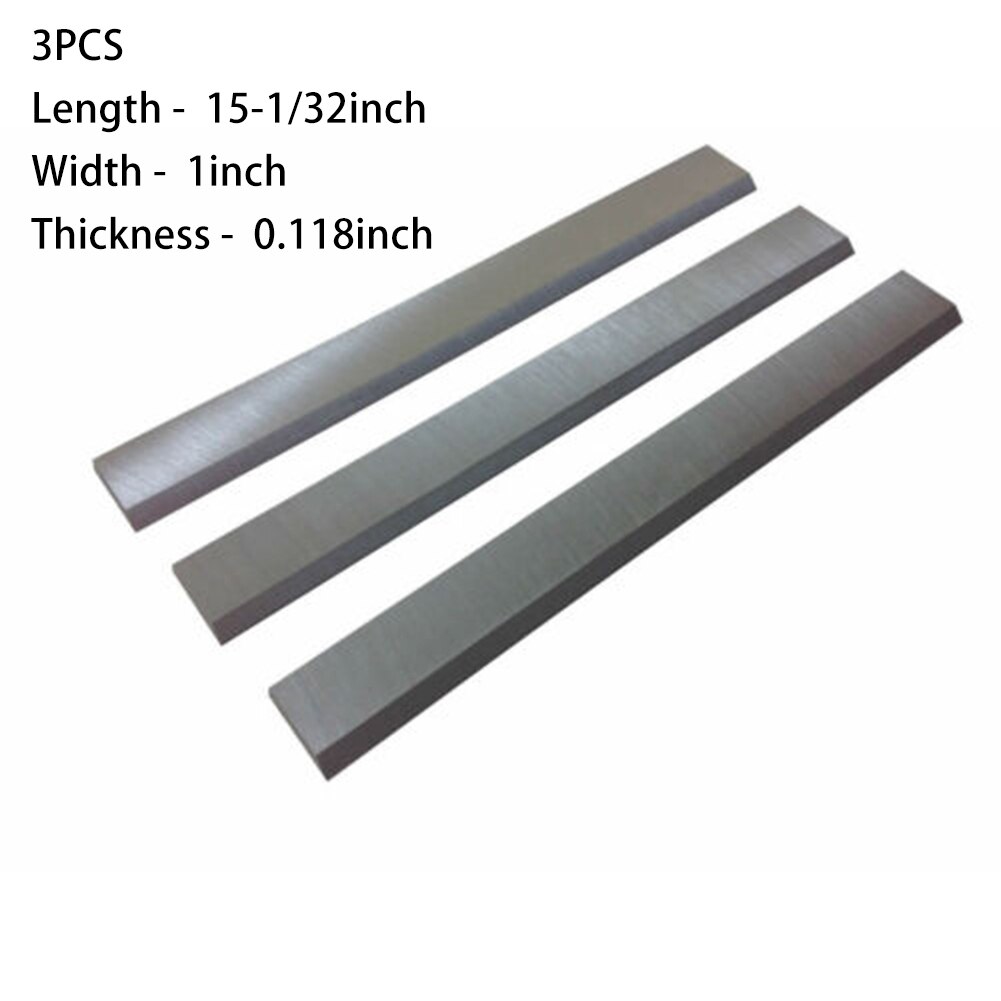 3 uds 15 pulgadas M2 HSS cepilladora cuchillas para Delta DC380 22-676 Grizzly G0453 Jet 708807