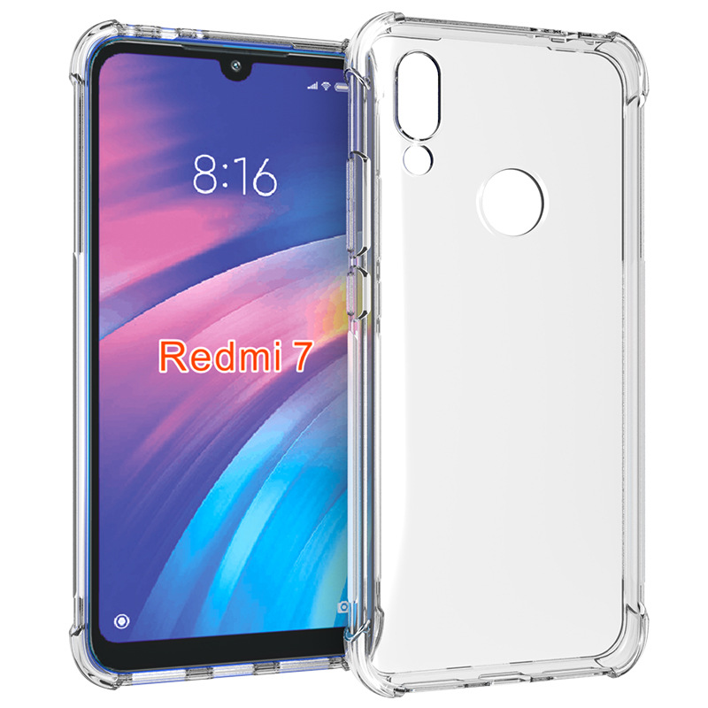 Funda de teléfono antigolpes para Xiaomi Redmi Note 5 6 7 8 9 9s 10 Pro 4A 5A 6A 7A 8A 9A 9C NFC 8T 9T 5 Plus funda transparente