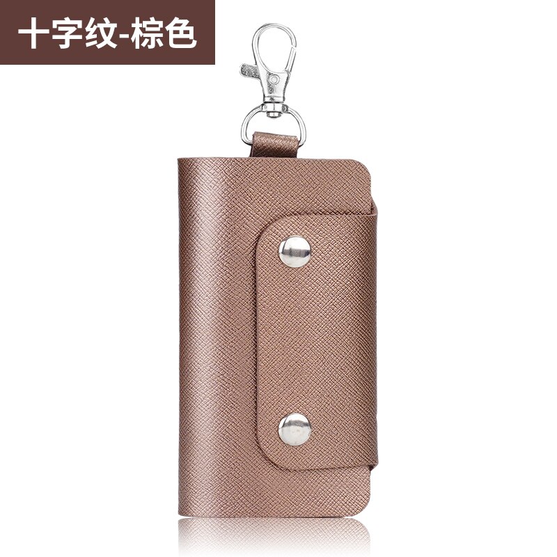 16 kleuren leren sleutelhouders huishoudster houders auto sleutelhanger sleutelhanger autosleutelhoes unisex eenvoudige sleuteltas opbergtas: 16