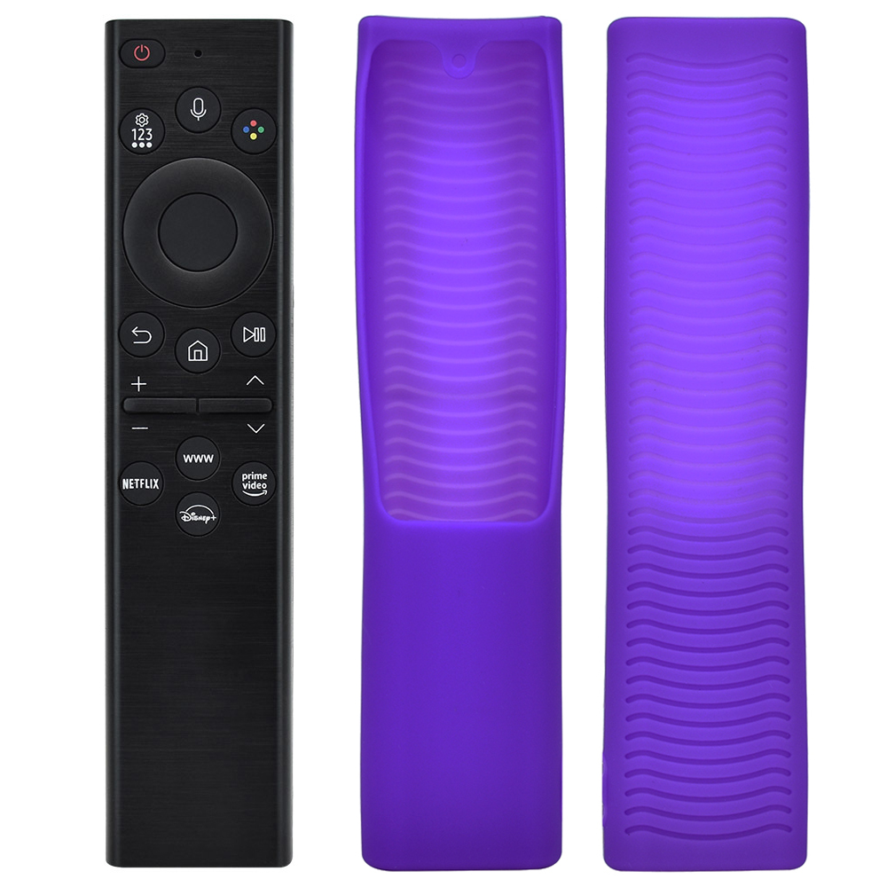 Nowy zamiennik BN59-01386D pilota głosowego dla Samsung 2022 Smart TV QN65QN800B QN65QN900B QN55QN90B UE70BU8000U QE32LS03BBU: FIOLETOWY