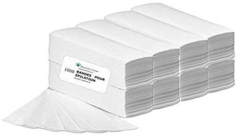 Rouleau de papier pour épilation, bande de cire non tissée de , bandes d&#39;épilation, bandes épilatoires, 100 à 1500 bandes de papier ciré, depuis l&#39;espagne,