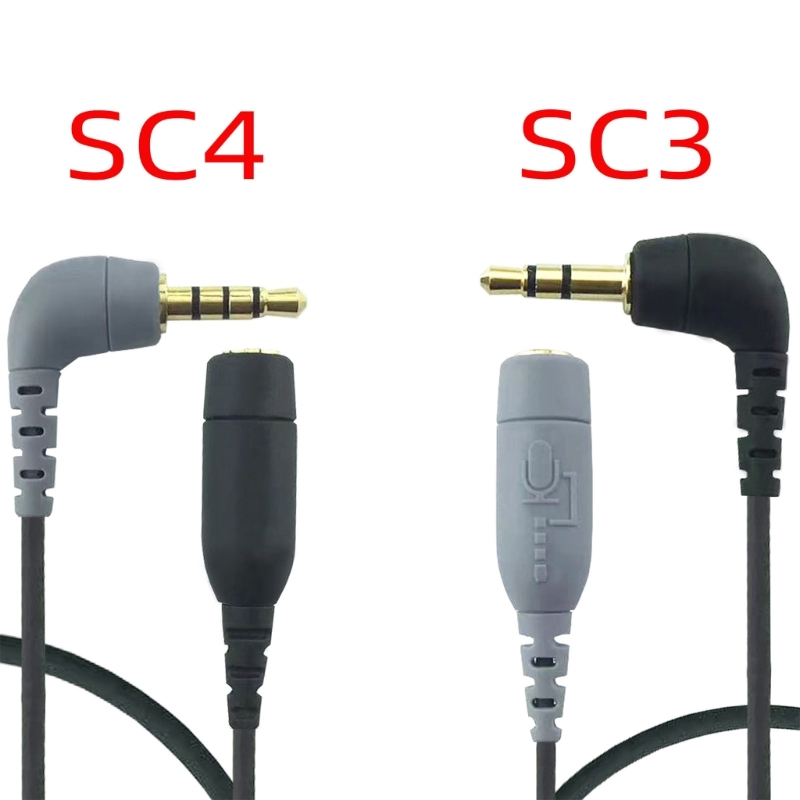 Adaptador de Cable de micrófono de 3,5mm a TRRS, adaptador hembra de 3,5mm para grabación de cámara de micrófono RODE SC3/SC4