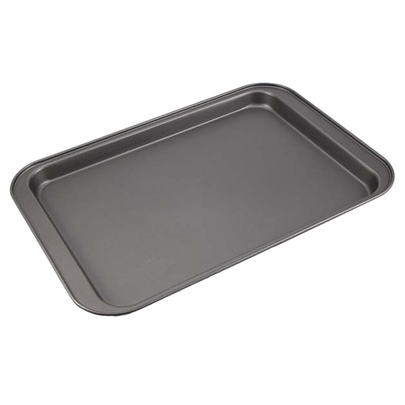 Carbon Staal Rechthoek Plaat Lade Non Stick Pizza Pan Cakevorm Bakken Bakvormen: 9FF1001773-3