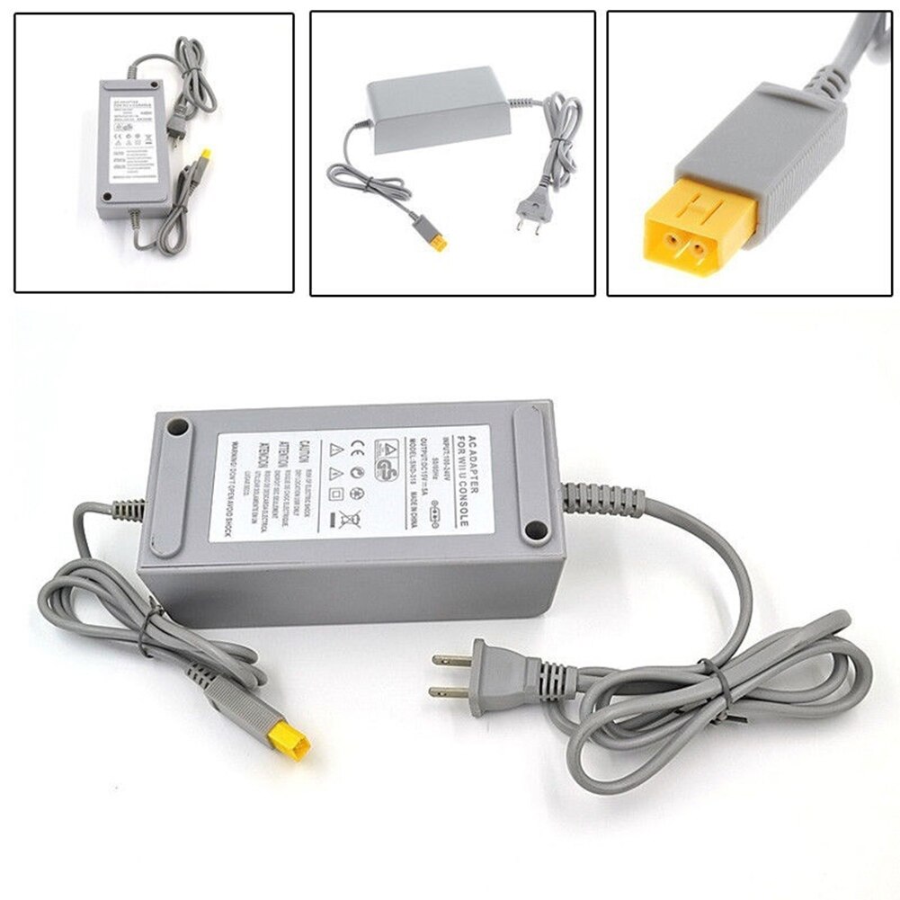 Ac Adapter Voeding 15V 5A Gamepad Controll Power Opladen Converter Docking Station Voor Nintendo Wii U Console Ons plug