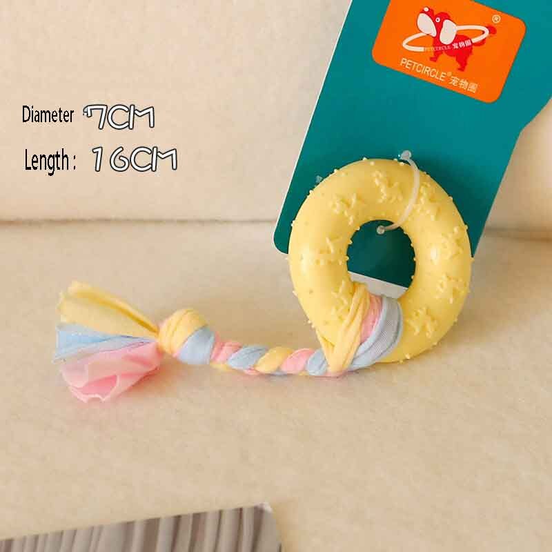 Small Dog Toys For Dogs Toy Puppy Interactive Dog Chew Toys Strong Rubber Puppy Baby Dogs Interactive Training: Brown