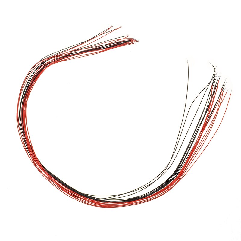 10Pcs Blue #0402 Pre-soldered Micro Litz Wired Leads Blue SMD Led 200mm Length For DIY Small Models 3V