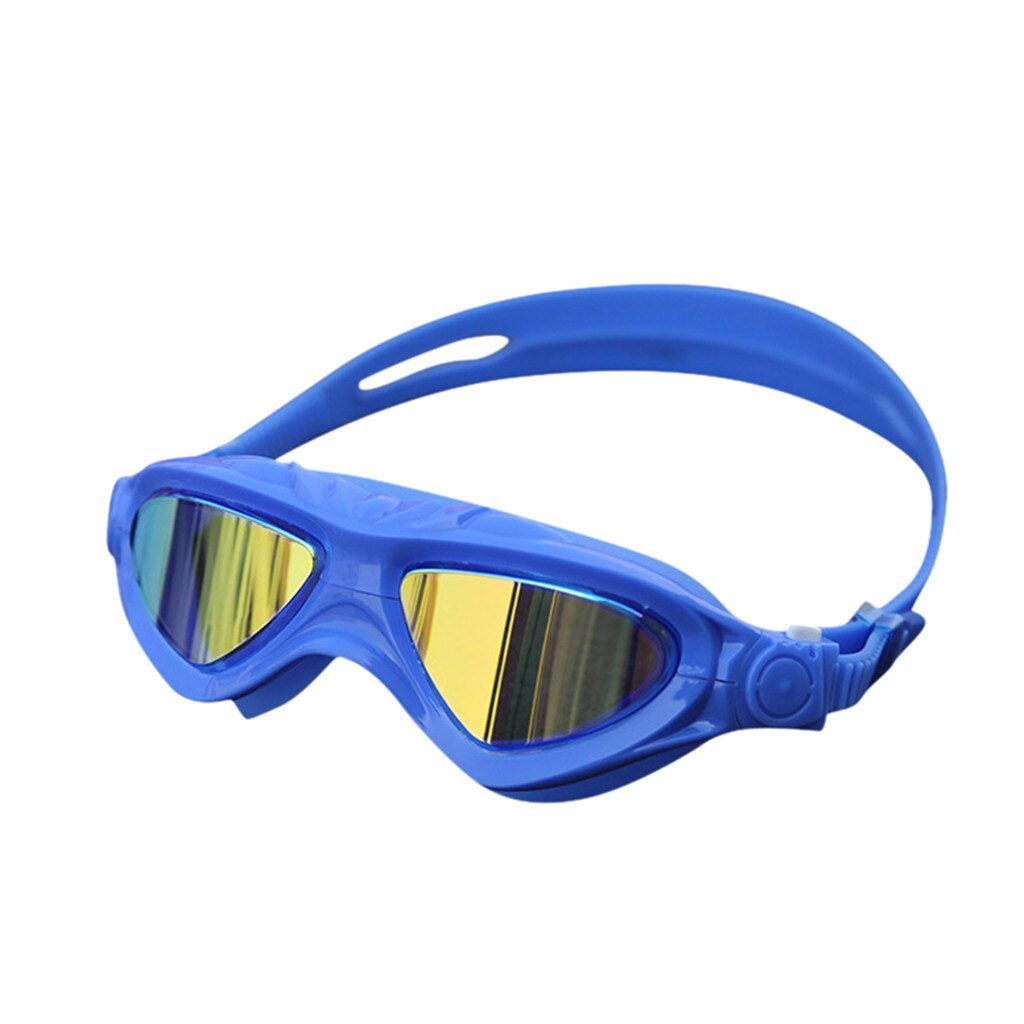 Kinderen Non-Condens Anti Uv Zwemmen Goggle Bril Verstelbare Oog Beschermen: BLUE