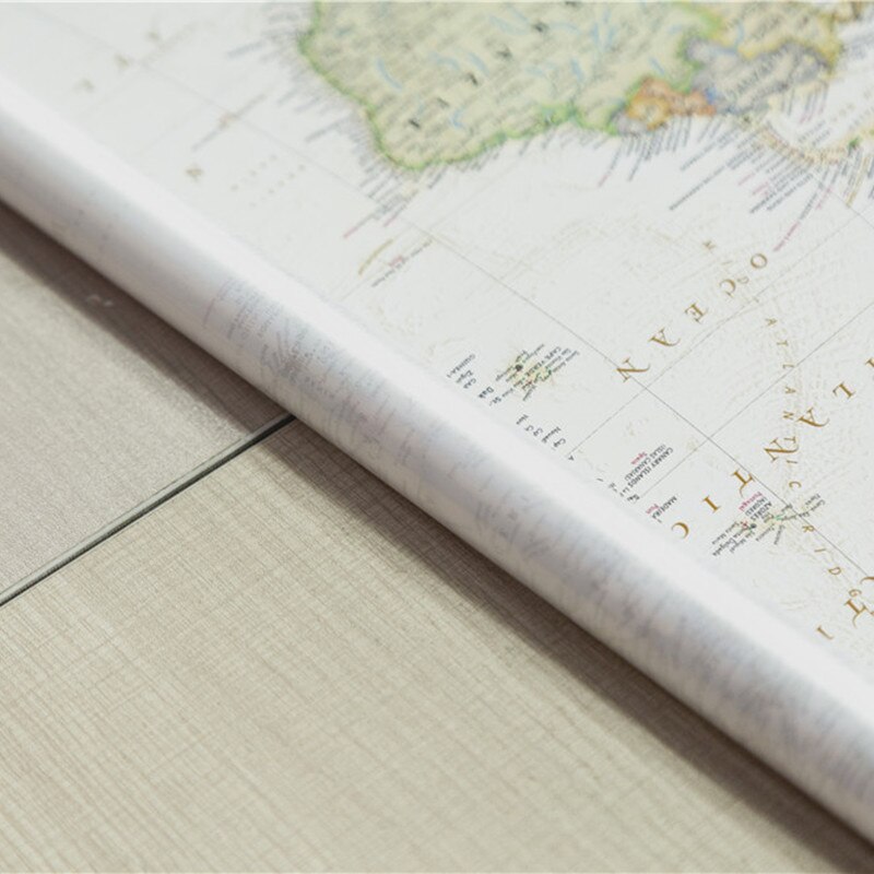 90*60cm The United States Deep South (1983) World Map Wall Sticker Spray World Map Posters and Print for Culture and Education