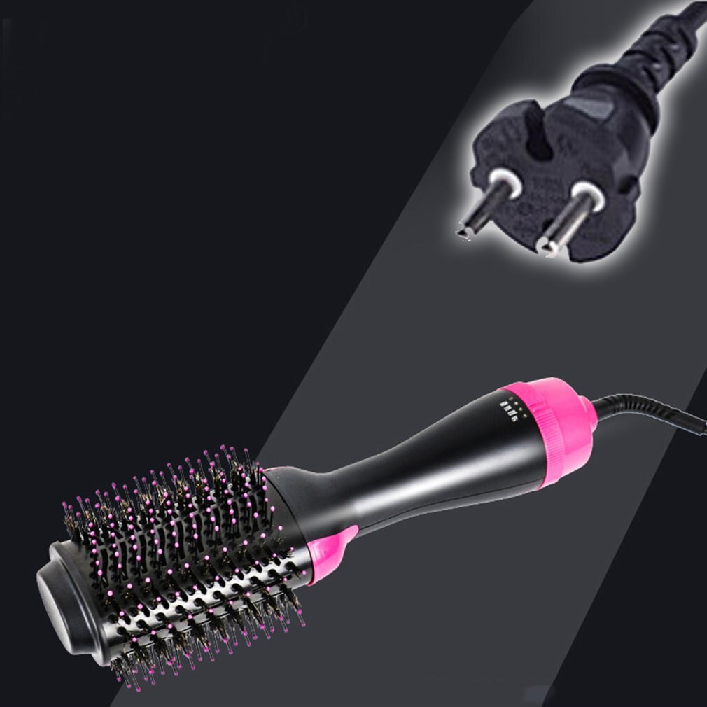 Sèche-cheveux peigne multifonctionnel infrarouge négatif Ion Air peigne cheveux raides Curling peigne directe