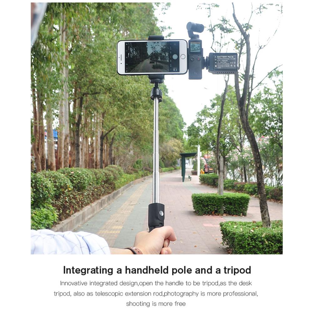 Handheld Phone Holder Bracket Mount and Tripod with Mobile Phone Clip For FIMI PALM Gimbal Camera Expansion Accessories Kit