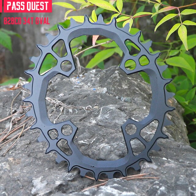 PASSQUEST 82mm bcd Fsa Alpha Drive Marlin 7 Mtb Narrow Wide Chainring 30t 32t 34t 36t Bike Bicycle Chainwheel chain ring: Oval 34T
