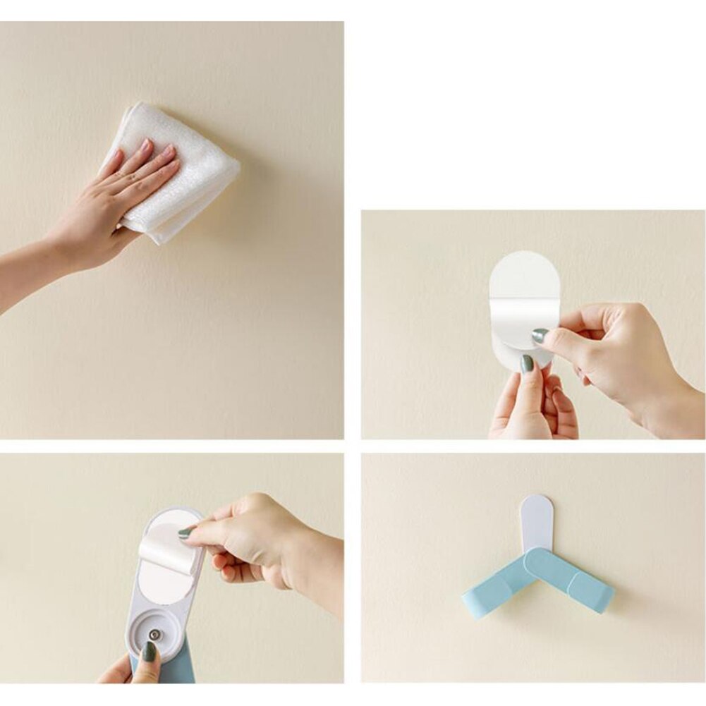 Adjustable Wall Mount Adhesive Rotary Lid Chopping Board Holder Storage Rack