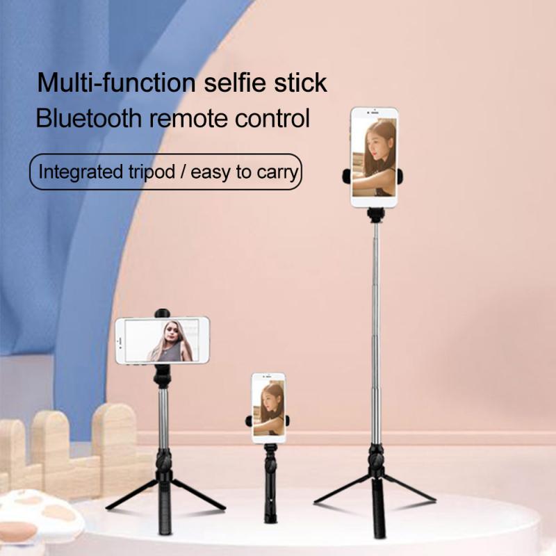 3 in 1 kabellos Bluetooth Selfie Stock Faltbare Mini Stativ Erweiterbar Einbeinstativ mit Fernbedienung für iPhone IOS Android stativ