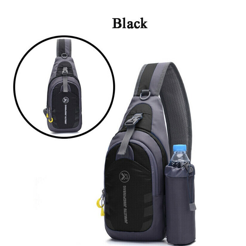 Vrouwen Mannen Handtas Waterdichte Kleine Borst Bag Pack Reizen Schouder Sling Cross Body Kleuren Patchwork Populaire