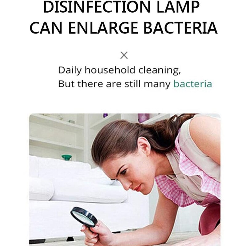 Lampada A Raggi Ultravioletti Germicida UVC di Ozono UV Della Lampada Del Cereale di Ozono Lampadina Germicida Disinfezione per La telecamera Da Letto di Scuola (220V)-ABUX