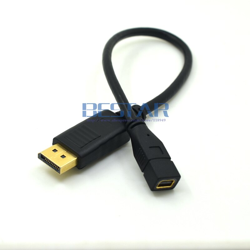 25cm Thunderbolt Mini DisplayPort Female To DP Male Adapter Converter For MacBook Pro Air Surface pro3 pro2 TOSHIBA