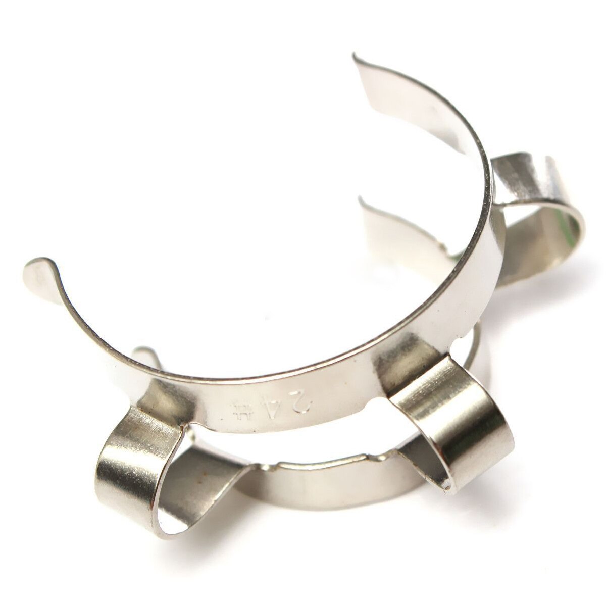 Betaalbare 2 stks 24 # Rvs Clip Keck Klem voor 24/29 24/40 Glas Ground Joint