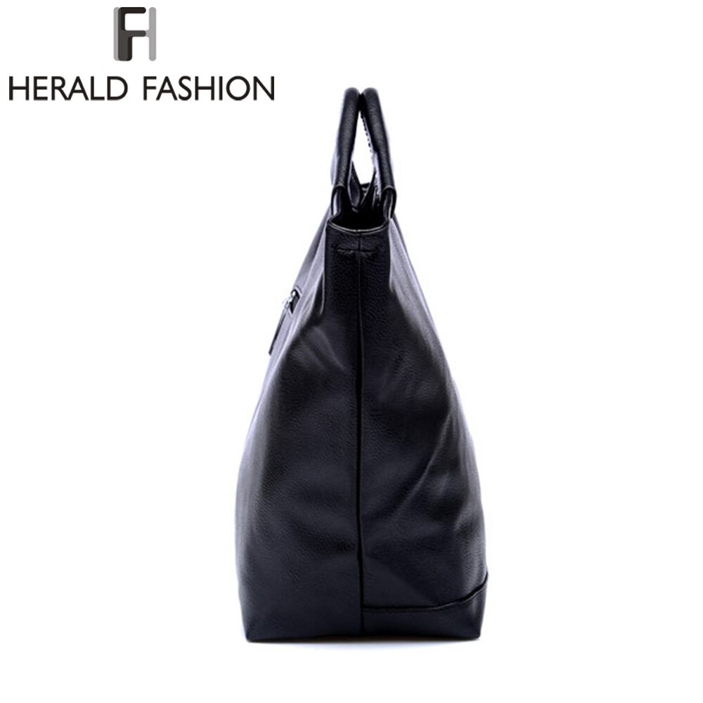 Herald Casual Hobos Bag Klinknagel Grote Capaciteit Vrouwen Totes Bag Herfst En Winter Pu Lederen Schoudertas