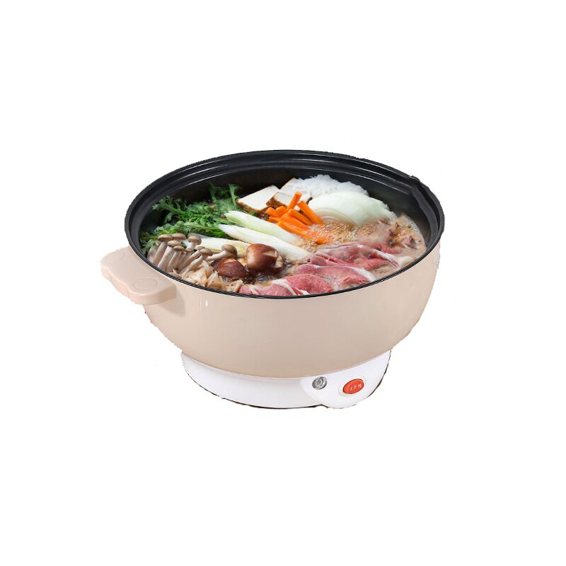 Electric wok multi-functional household pot dormitory dormitory student pot small electric rice cooker mini electric cooking pot
