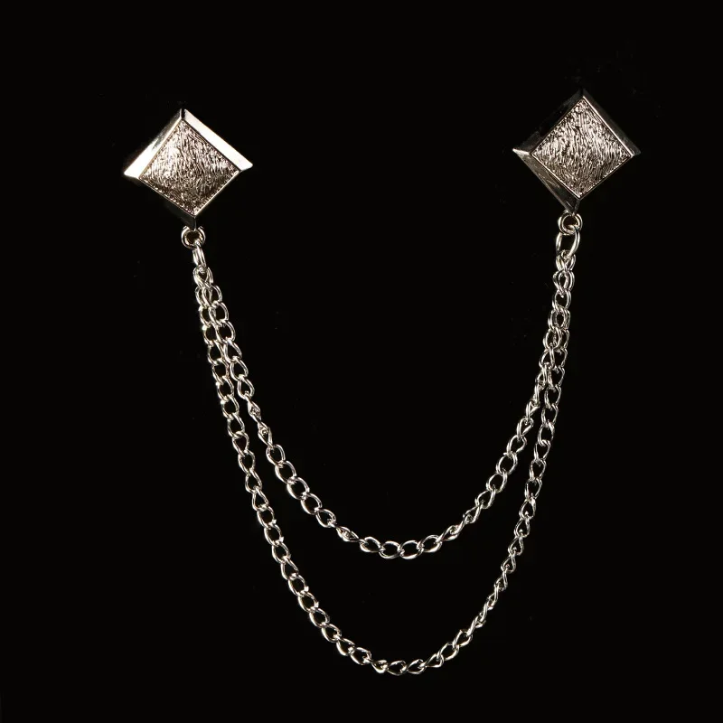 Broche Oiseau Étoile Clip Gland JOLapel Broche, Chemise Imbibée, Broches Vêtements, Accessoires Femme et Homme, ,: Pistolet noir plaqué