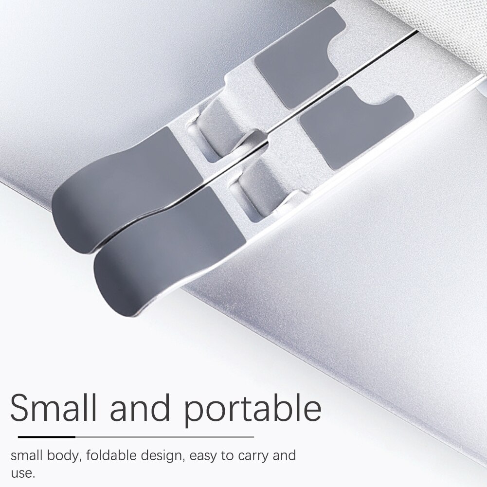 Ventilated Cooling Universal Laptop Stand Notebook Bracket Mount Adjustable Height Computer Desktop Office Riser Holder Portable