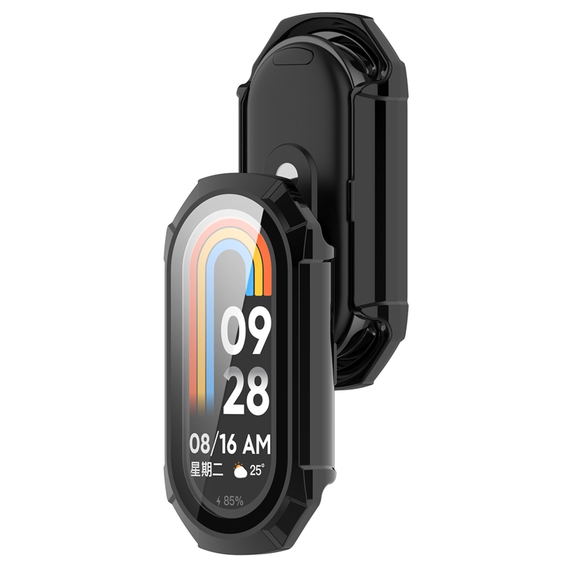 Protective PC Case Glass For Xiaomi Mi Band 9 Smartwatch Screen Protector Frame Bumper for Xiaomi Mi Band 8 7 6 Mi Band9 Cover