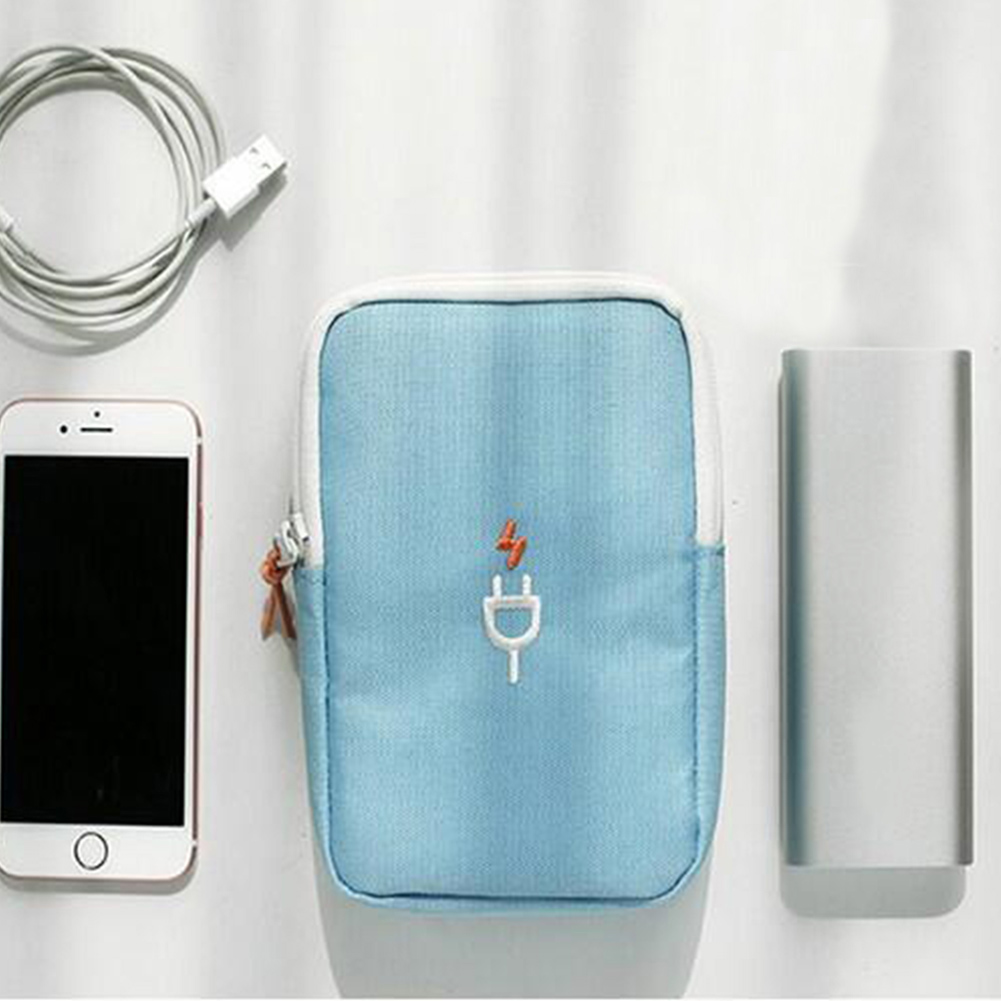 Rejse gadget organisator taske bærbar digital kabeltaske elektronik tilbehør opbevaring bæretaske pose til usb power bank