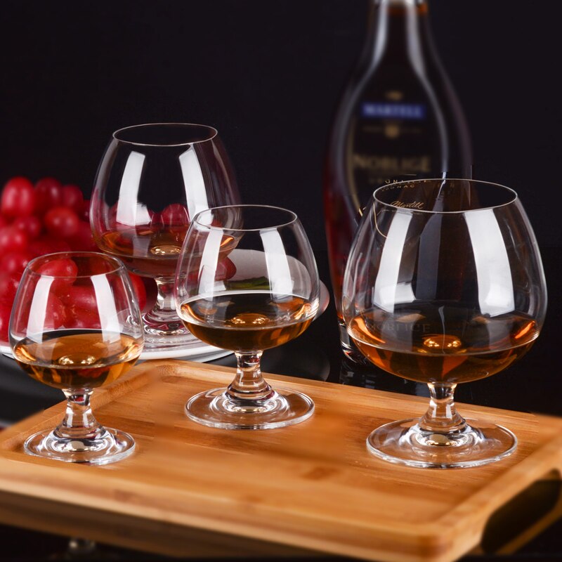 Brandy snifters vinglas högkristallglas kortvinsglas whisky chapagneglas hushållsdryck 2 st