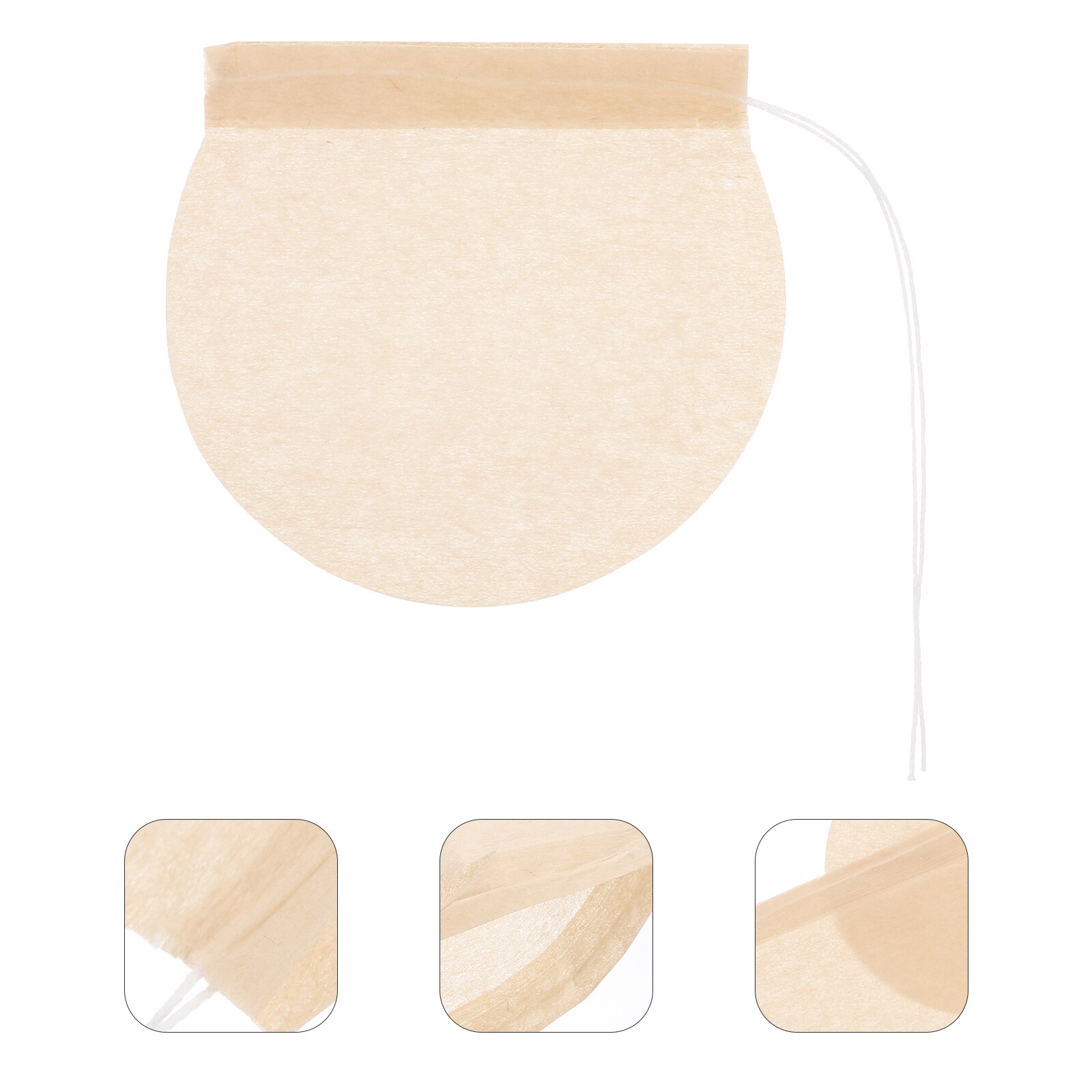 100pcs Tea Filter Bags Paper Tea Bag with Drawstring Paper Loose Leaf Tea Bags