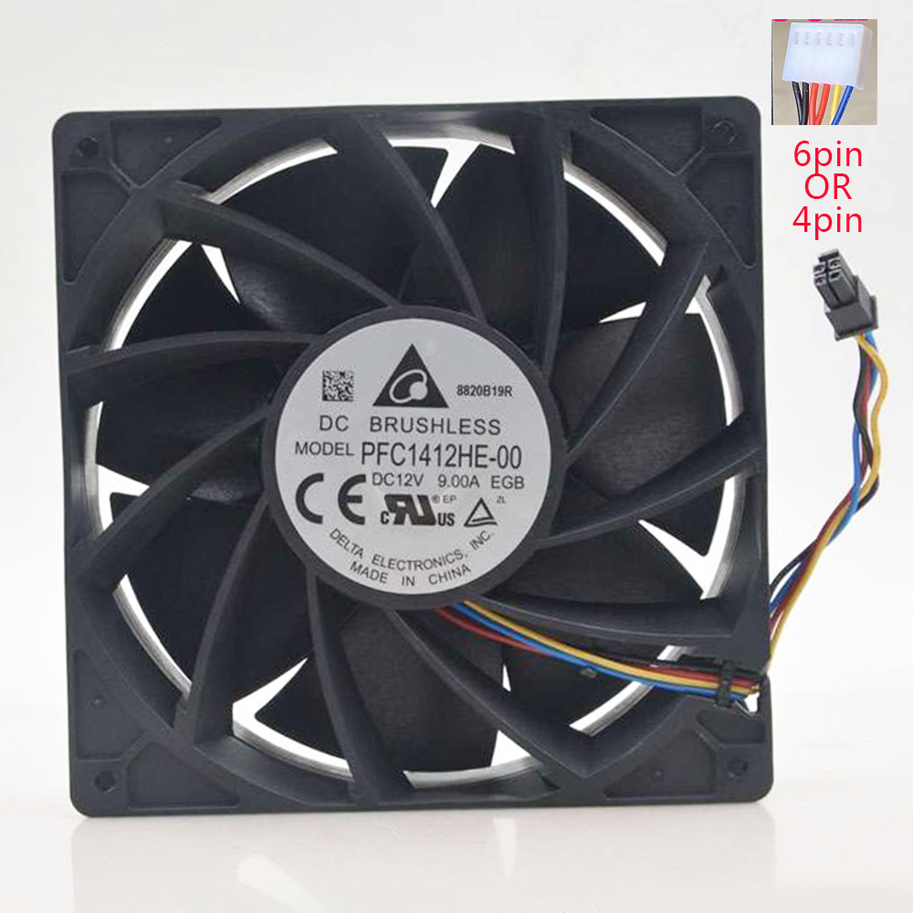 Delta pfc 1412he 12v 9a 14cm lüfter für whatsminer  m20s m21s m31s m30s lüfter