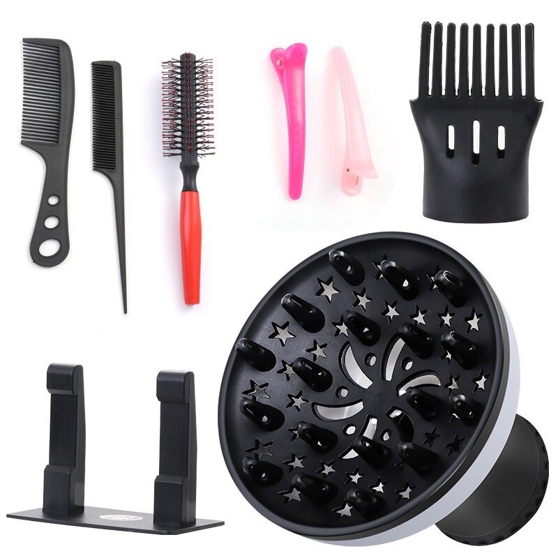 Pro Salon Hair Straight Comb Dryer Nozzle Diffuser Wind Blower Hairdressing Air Drying Narrow Concentrator Barber Styling Tools