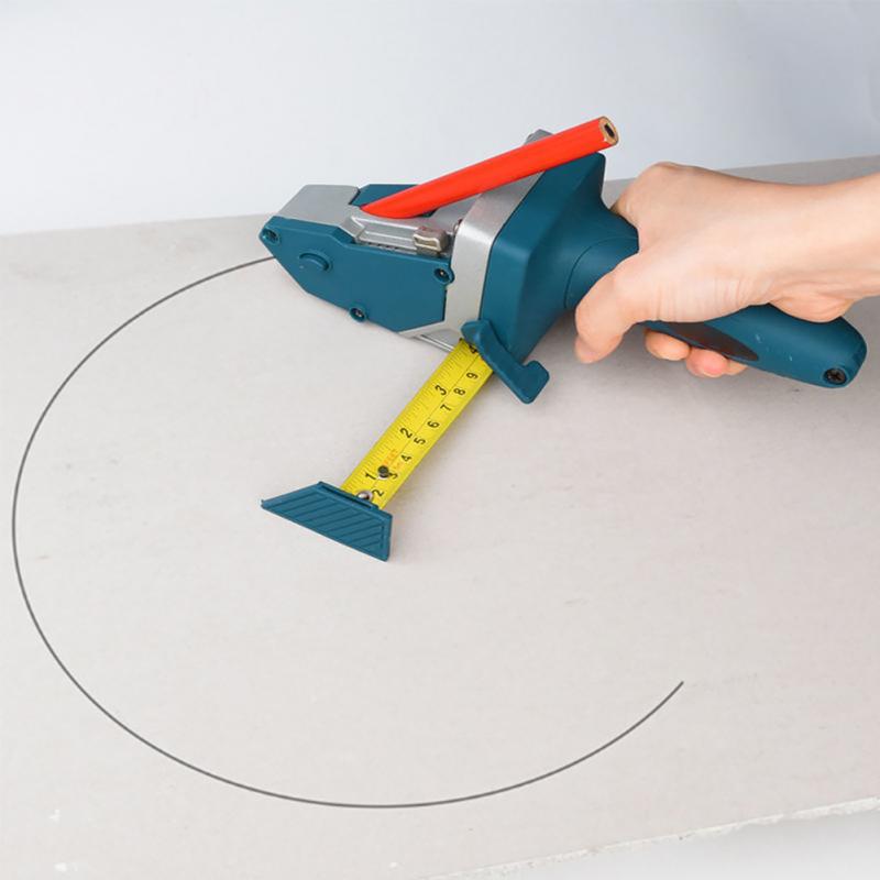 Portable Scribe Gypsum Board Cutter Draw Straight Lines Manual Measure With Scale Woodworking DIY Artifact Tool Drywall Cutting
