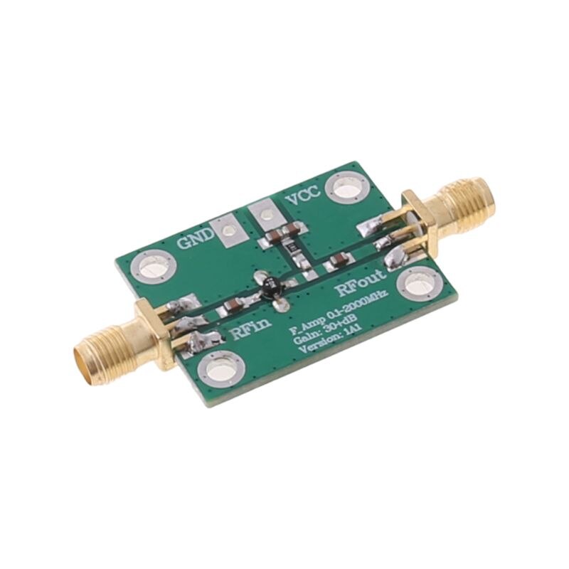 0.1-2000MHz 2GHz RF Wideband Low Noise Amplifier LNA Broadband Module Gain 30dB