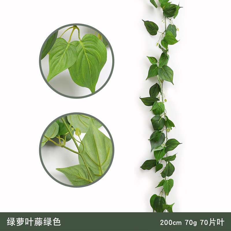 Plastic Vines Artificial Plants Wedding Decoration Faux Vine Ivy Rattan Home Garden Decor Artificial Greenery Hanging Plants: 13