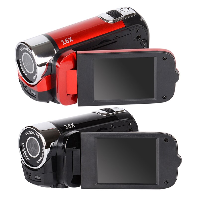 Le plus récent 2 couleurs haute définition appareil photo numérique caméra vidéo caméscope 2.7 pouces TFT sourire Capture haute définition